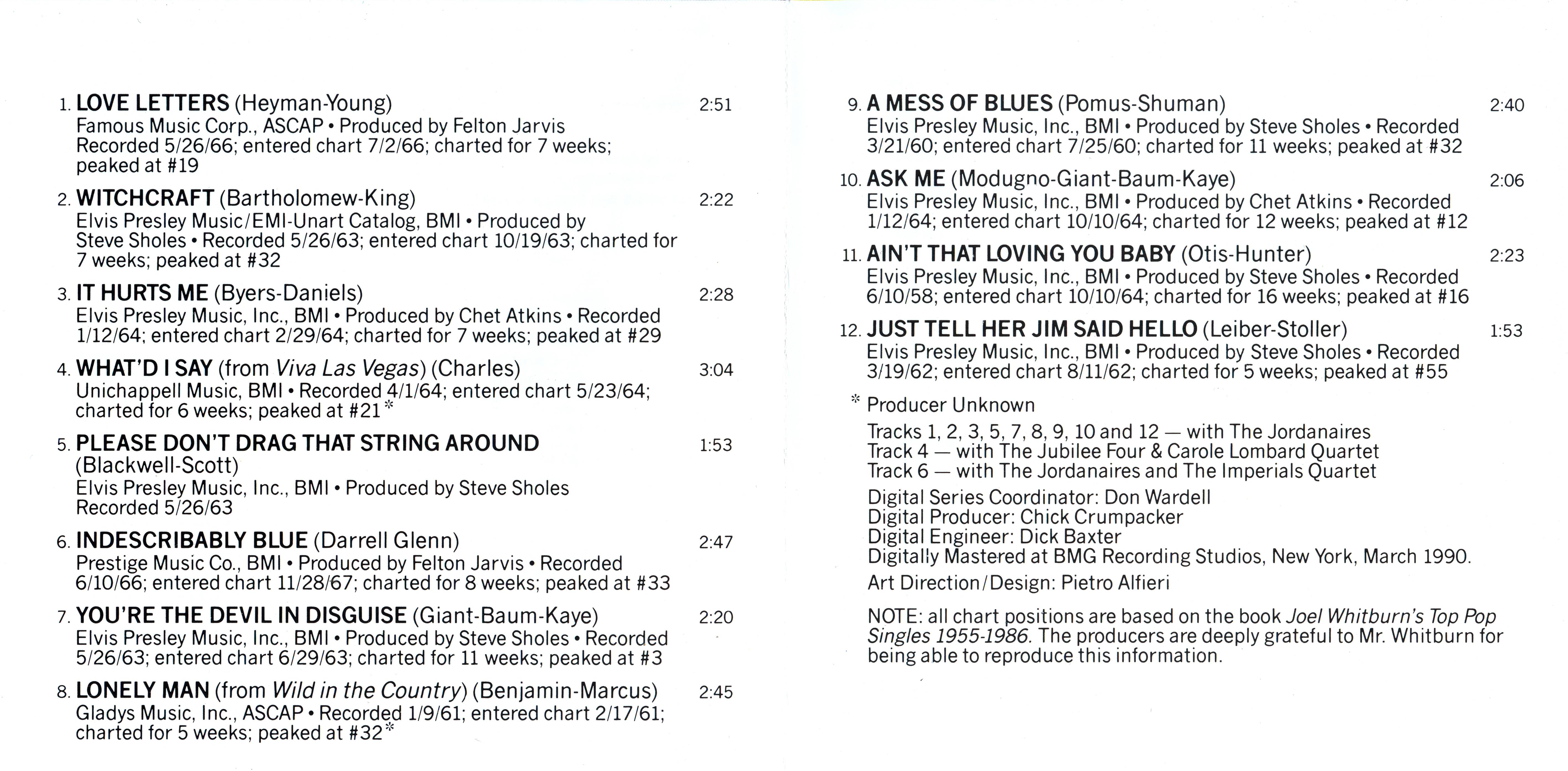 Elvis Presley  The Original Elvis Presley Collection 28; Elvis Gold Records 4 : Front + Inlay